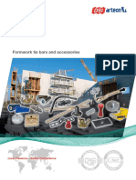 Dsi Arteon Formwork Tie Bars and Accessoires en PDF