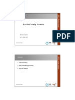 Passive Safety Systems: Álvaro Castro N.º 1040122