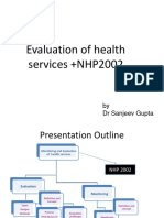 Evaluation of Health Services