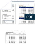 Projection / Presentation For Payback Period: 8 Years, 2 Months