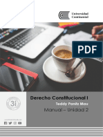 Derecho Constitucional I. Manual.