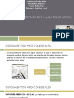 Documentos Medico-Legales y Mala Praxis Medica