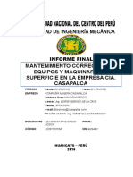 Informe Practicas Casapalca