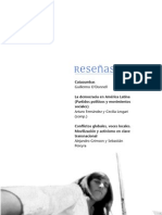 "Conflictos Globales, Voces Locales. Mobilización y Activismo en Clave Trasnancional" - Alejandro Grimson y Sebastián Pereyra (Compiladores) - 2008 - Reseña de Libro