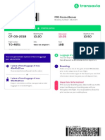 Transavia Boardingpass Roxana Besnea TO4651 07-09-2018