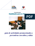 Guía Actividades Promocionales y Preventivas Con Niños PDF