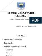 Lecture 2-Introducction To Thermal Unit Operation