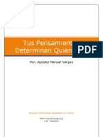 Estudio: Tus Pensamientos Determinan Quien Eres