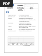 Procedure: Technical Bid Evaluation For Catodic Protection