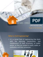 Civil Engineering Orientation