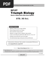 MHT Cet Triumph Biology Mcqs Based On STD Xii Syllabus MH Board 12320