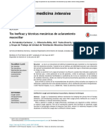 Tos Ineficaz y Técnicas Mecánicas de Aclaramiento Mucociliar