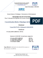 Caracterisation Hydro-Climatiq - HATTAFI Youssef - 2769