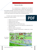 Wastewater Flow Rate: Chapter II: Wastewater Engineering CE 524