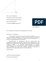 Comentarios Al Borrador Final Del Reglamento Conjunto de Permisos - Oct 2010