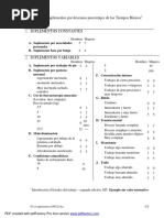 Tabla de Suplementos OIT-040325