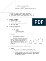 Lesson Plan For Grade 7 English (Section: Adelfa, Cattleya, Gladiola, Carnation)