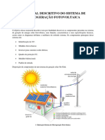 Memorial Descritivo Microgeração Fotovoltaica