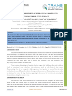 Design and Development of Hydraulically Operated Slag Remover For Steel Furnace