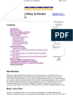 Understanding Delay in Packet Voice Networks: Changing On TAC Web