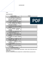 Anexo 4. Lista de Chequeo BPM Herramienta de Medición para Las Auditorias Basados en Resolución 2674., Plan de Auditoria.