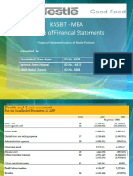 Kasbit - Mba Analysis of Financial Statements