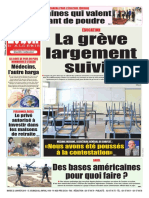 Journal Le Soir Dalgerie Du 22-01-2019