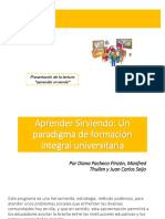 Aprender Sirviendo. Un Paradigma de Formación Integral