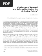 Challenges of Renewal and Reformation Facing The Orthodox Church