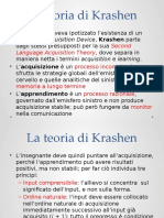 7 La Teoria Di Krashen e I Metodi Clinici