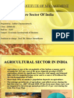 Agriculture Sector of India