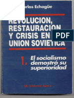 RevolucionRestauracionyCrisisURSS CarlosEchague Tomo1 PDF