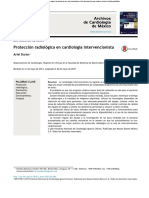 Protección Radiológica en Cardiología Intervencionista