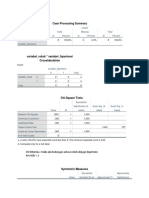 Case Processing Summary: HO Diterima: Tidak Ada Hubungan Antara Rokok Dengan Hipertensi KRN 0,05 1