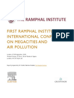 First Ramphal Institute International Conference On Megacities and Air Pollution