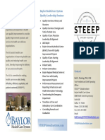 STEEEP™ Global Institute: Baylor Health Care System Quality Leadership Seminar