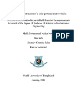 Design and Construction of A Solar Powered Metro Vehicle. (Update) (2) .Docx 31-1-2019