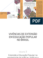 Vivências de Extensão em Educação Popular No Brasil Vol.3 Editora Do CCTA 2018 1 PDF