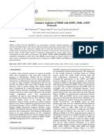 Comprehensive Performance Analysis of EDSR With DSDV, DSR, AODV Protocols