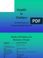 Health in Shelters: Dr. Bob Donovan Cincinnati Health Network