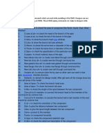 PDMS Piping Commands