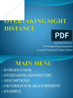 Overtaking Sight Distance