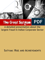 A Detailed Presentation About The Largest Fraud in Indian Corporate Sector