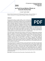 Near Fault Ground Motion Effects On Concrete Gravity Dam: S. Gorai and D. Maity