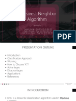 K - Nearest Neighbor Algorithm