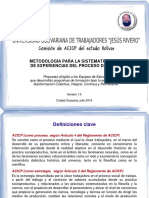 Metodología para La Sistematización de Experiencias de Acicp v1r5 20160723-0841h