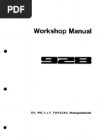 WM Porsche 928 Factory Manual - Vol 6