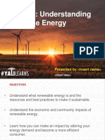 Understanding Renewable Energy PowerPoint