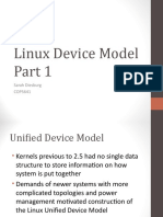 Linux Device Model