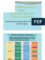 01 - Fuentes de Energía y Matriz Energética Paraguay